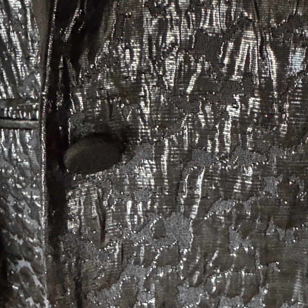 Rachel Comey Amboy Black Silver Metallic Jacquard Blazer Jacket πΎππͺπππ Sz xs - Picture 15 of 16